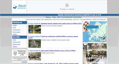 Desktop Screenshot of abcdnekretnine.hr
